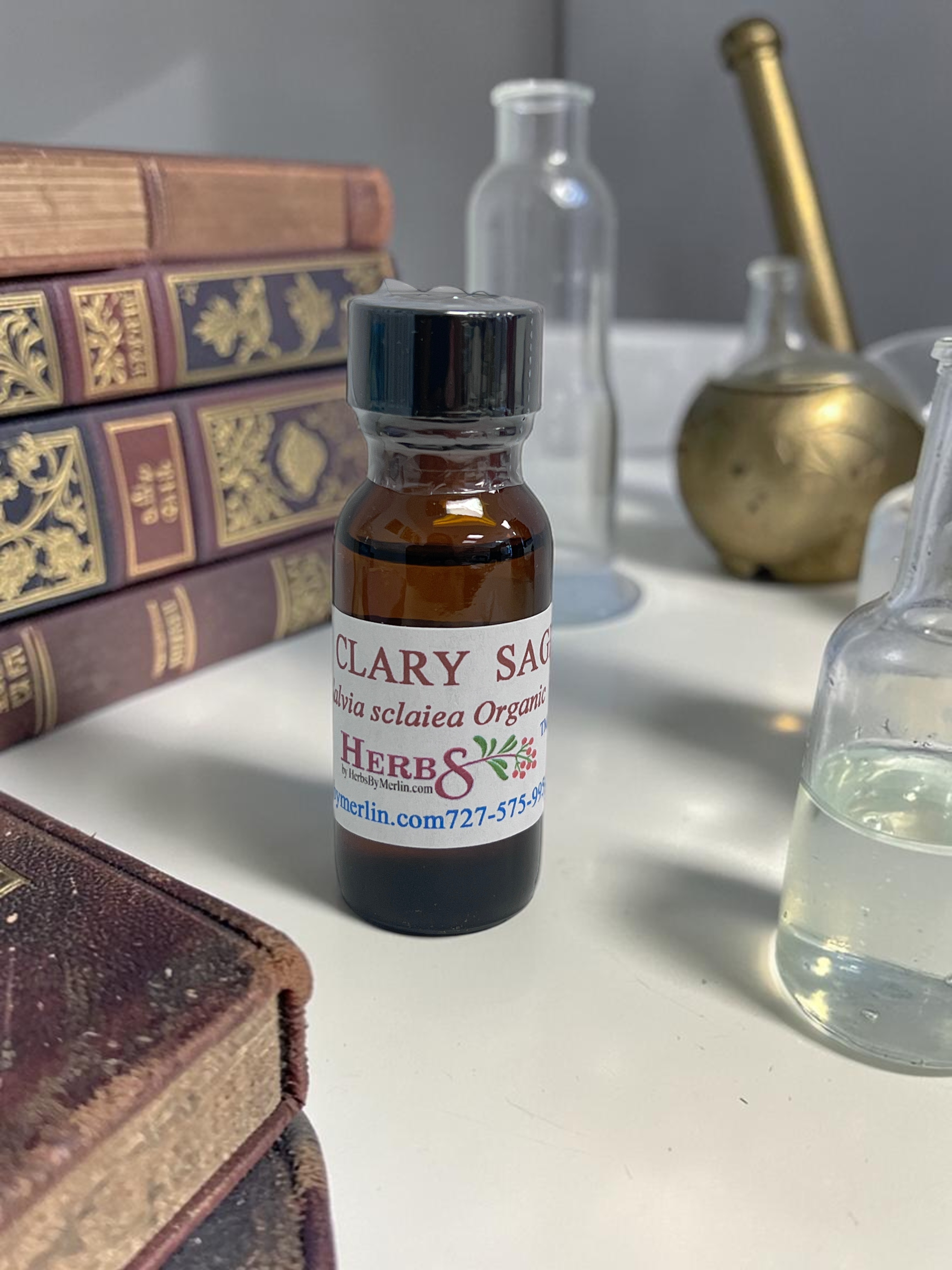 Clary Sage Essential Oil  (Salvia sclarea) 1/2 oz